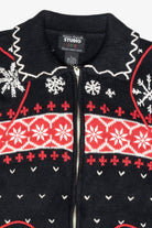 Mitten Pocket Vintage Ugly Christmas Cardigan (1990s)