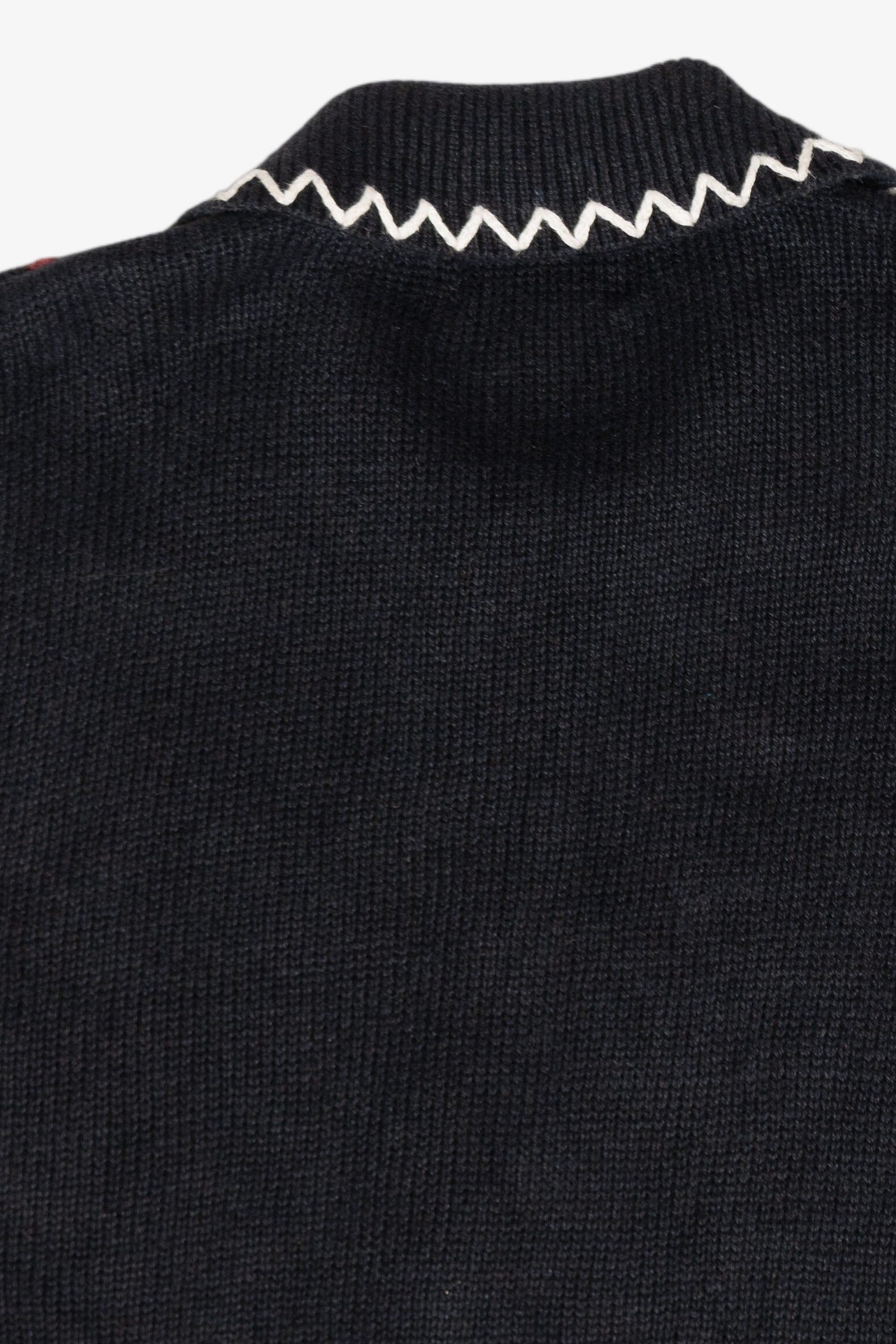 Mitten Pocket Vintage Ugly Christmas Cardigan (1990s)