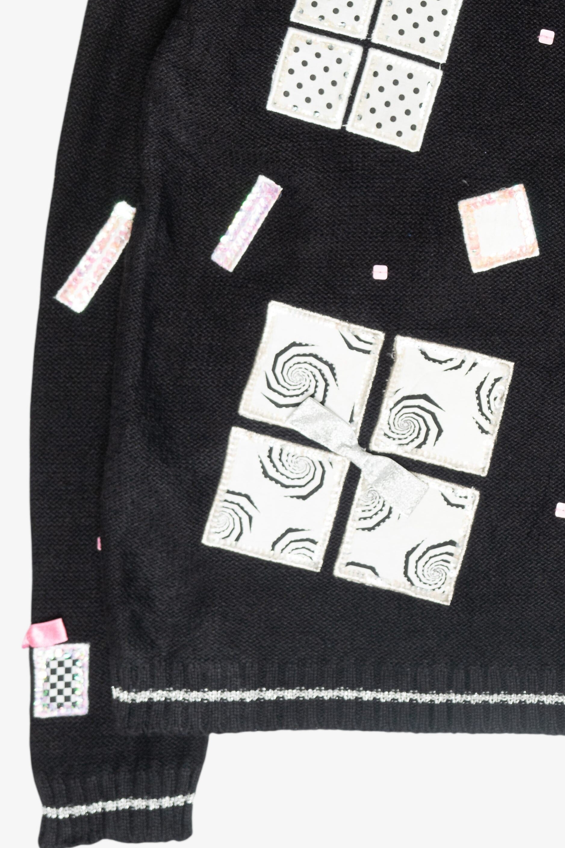 Glitzy Presents Vintage Ugly Christmas Cardigan (2000s)