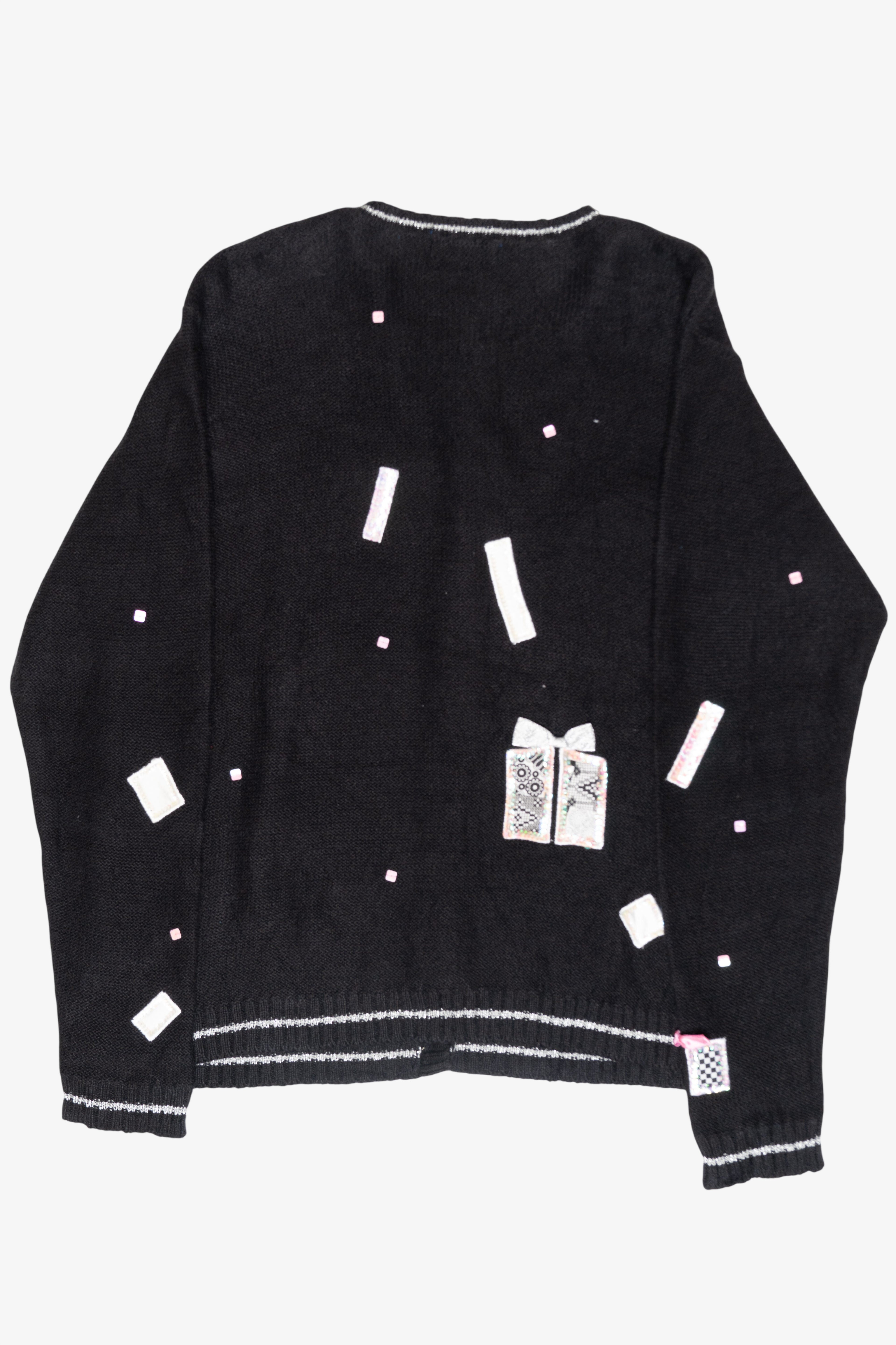 Glitzy Presents Vintage Ugly Christmas Cardigan (2000s)