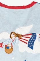 Patriotic Vintage Ugly Christmas Cardigan (1990s)