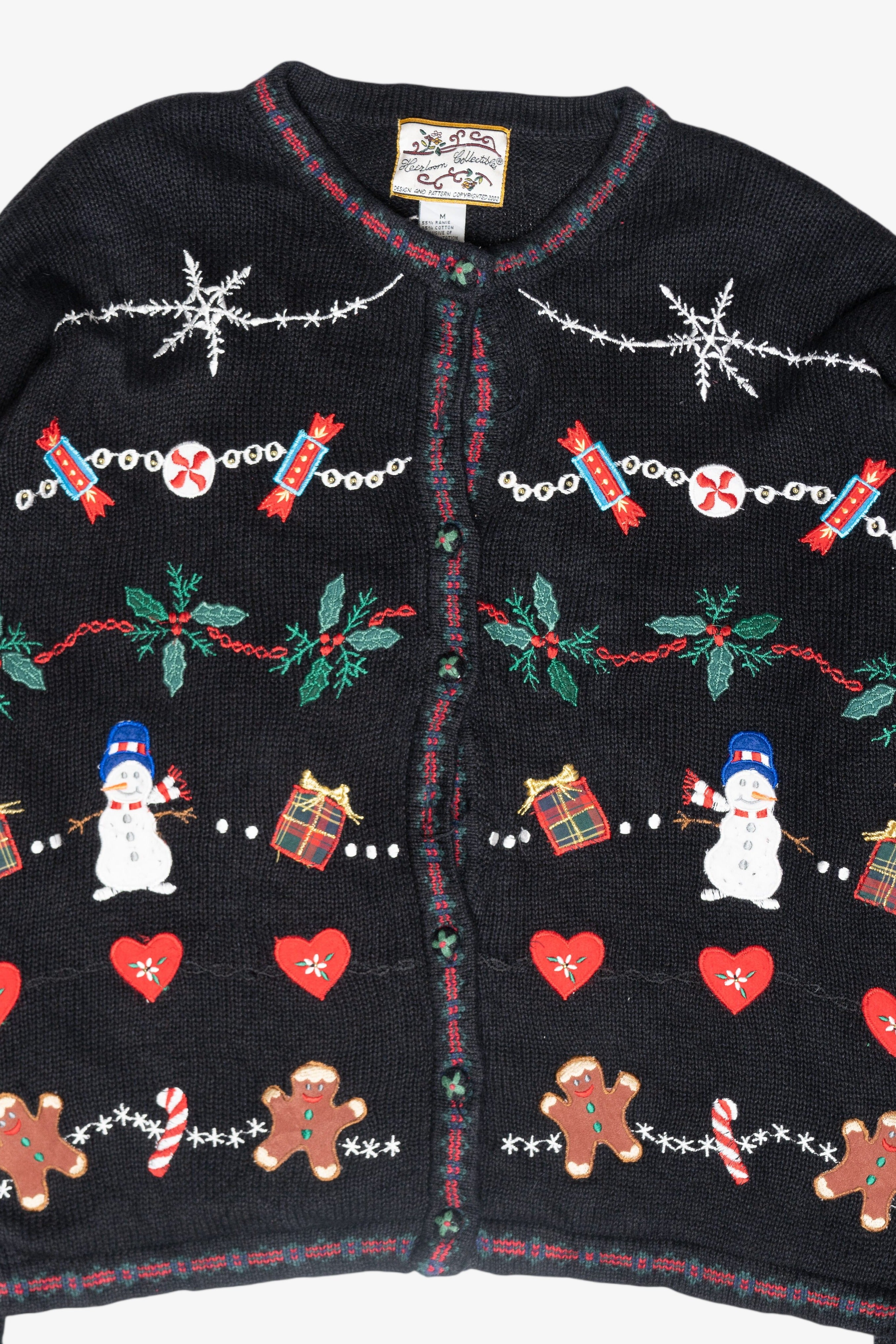 Garland Vintage Ugly Christmas Cardigan (2000s)