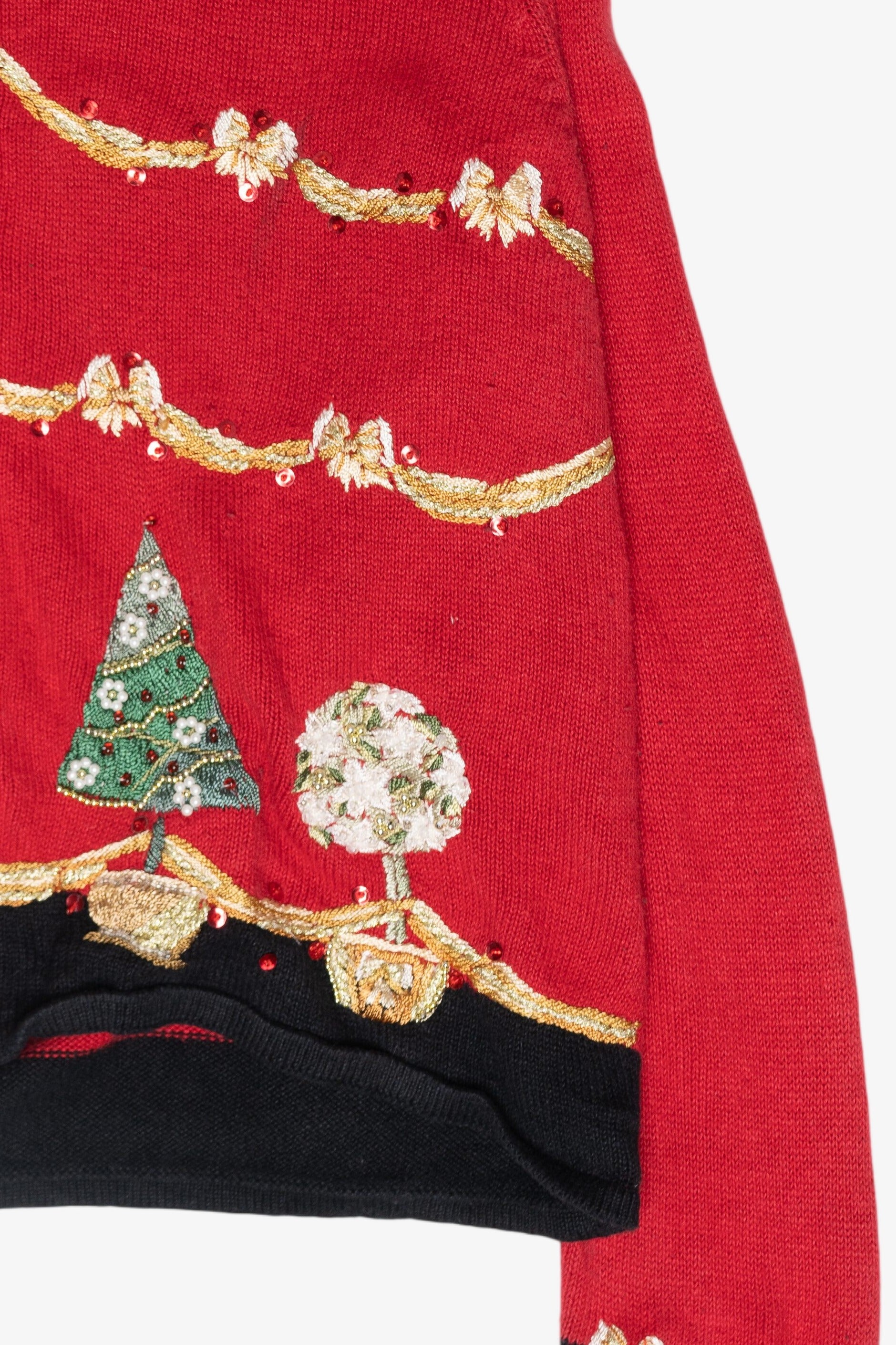 Bows Vintage Ugly Christmas Cardigan (2000s)