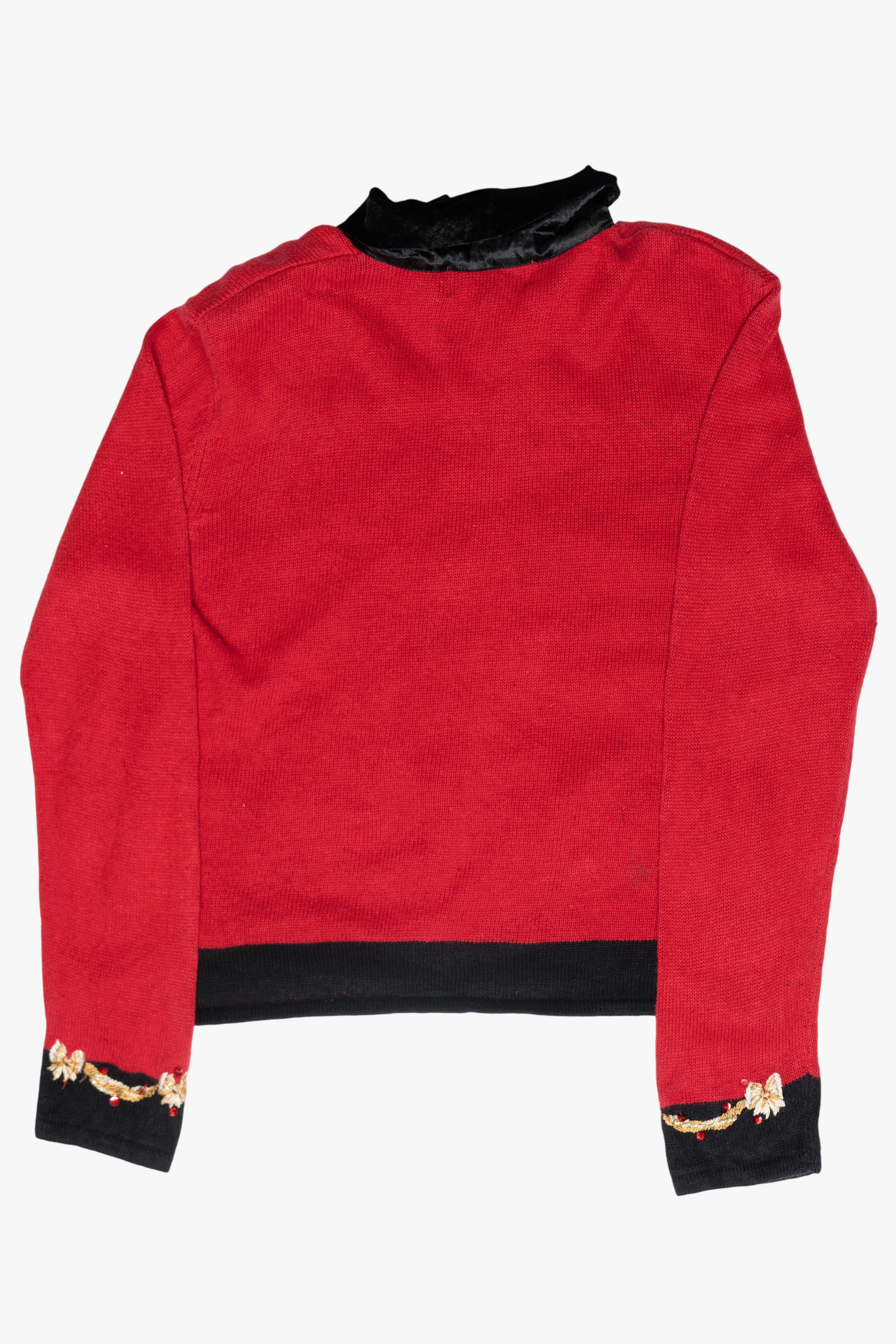 Bows Vintage Ugly Christmas Cardigan (2000s)