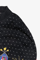 Cat Vintage Ugly Christmas Zip Cardigan (1990s)
