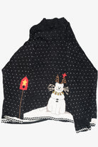 Cat Vintage Ugly Christmas Zip Cardigan (1990s)