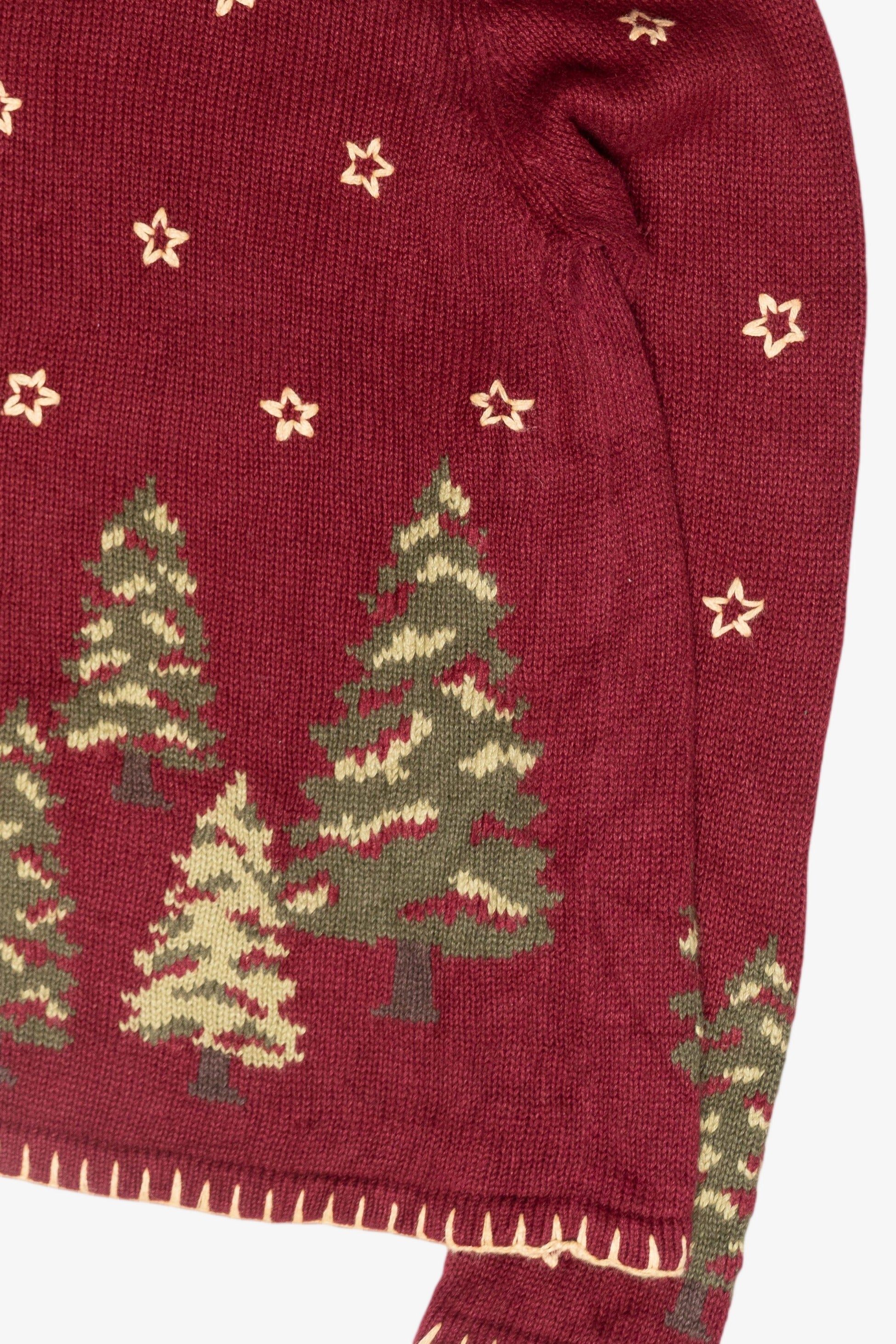 Starry Night Vintage Ugly Christmas Cardigan (2000s)