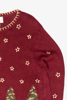 Starry Night Vintage Ugly Christmas Cardigan (2000s)
