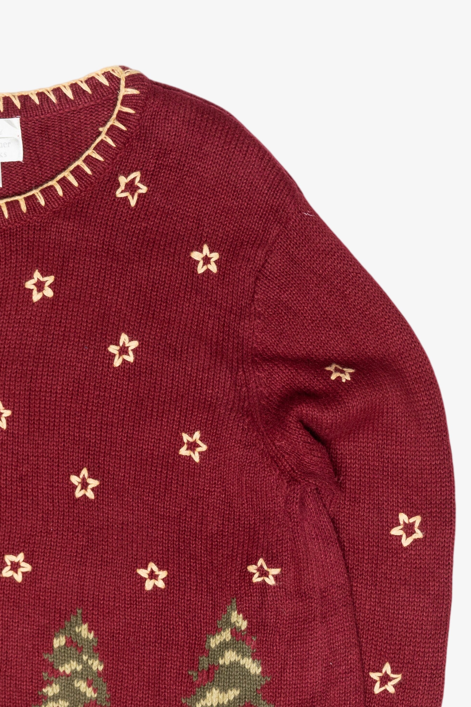 Starry Night Vintage Ugly Christmas Cardigan (2000s)