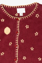 Starry Night Vintage Ugly Christmas Cardigan (2000s)