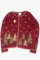 Starry Night Vintage Ugly Christmas Cardigan (2000s)