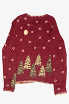 Starry Night Vintage Ugly Christmas Cardigan (2000s)