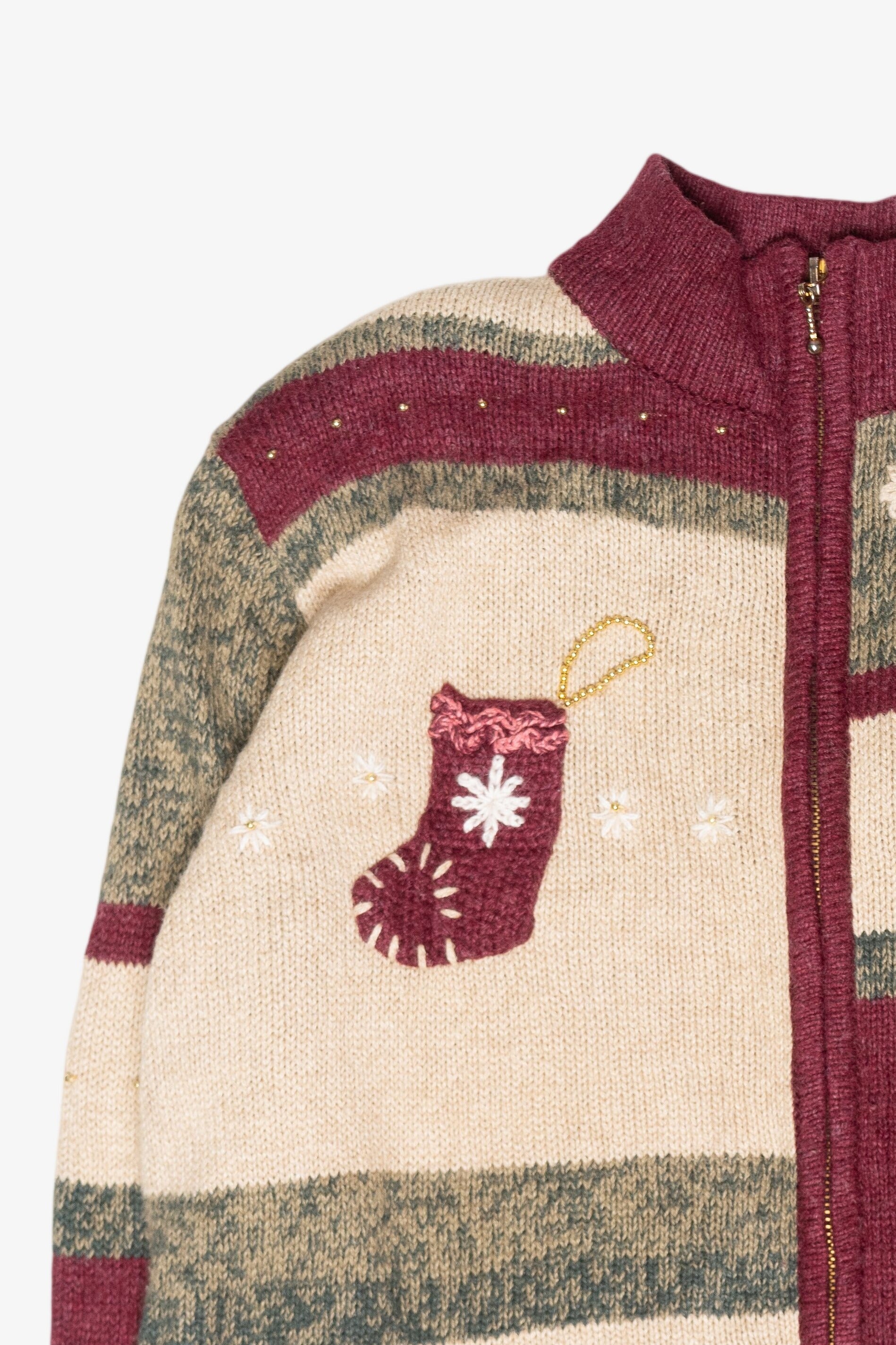 Stockings Vintage Ugly Christmas Cardigan (2000s)