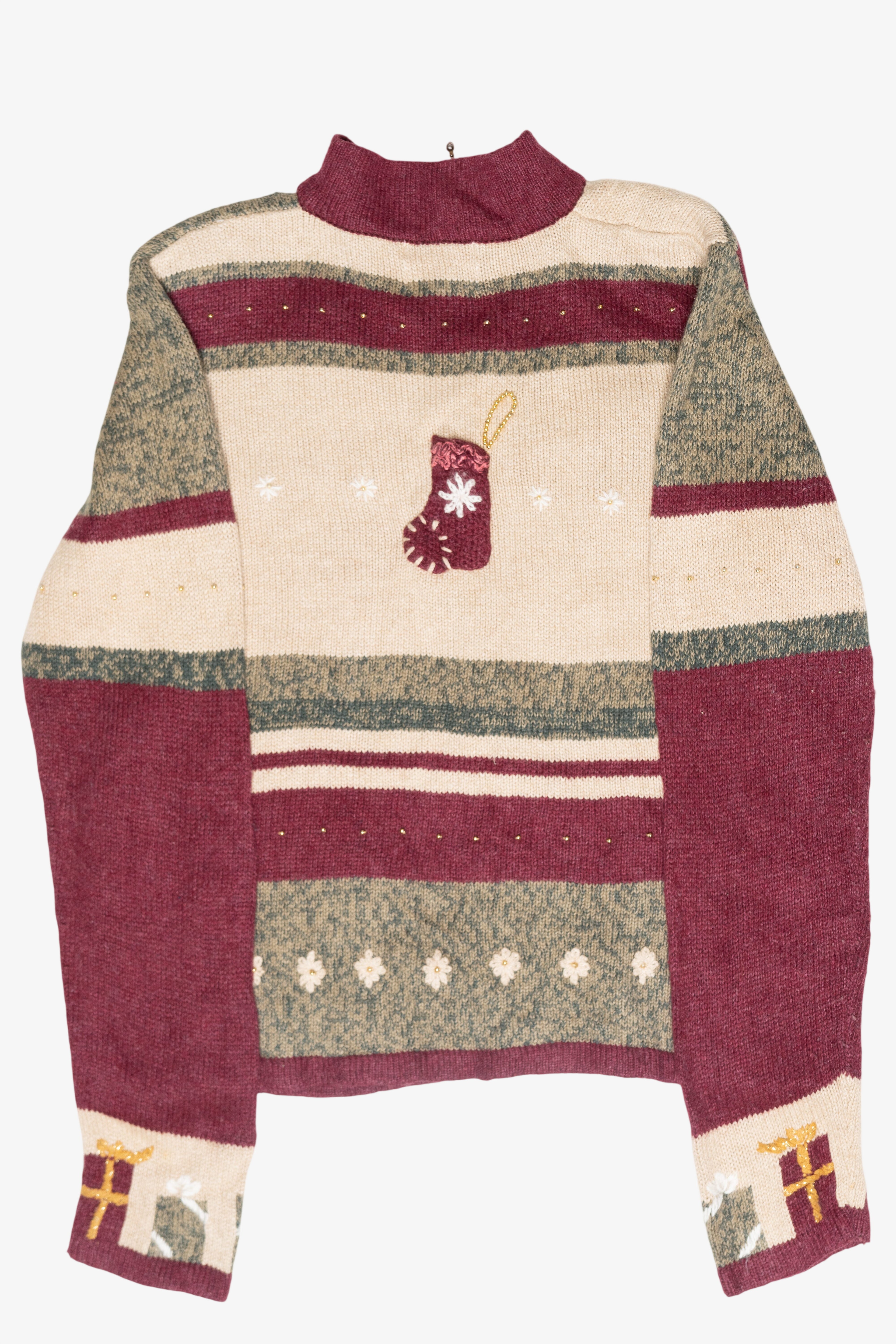 Stockings Vintage Ugly Christmas Cardigan (2000s)
