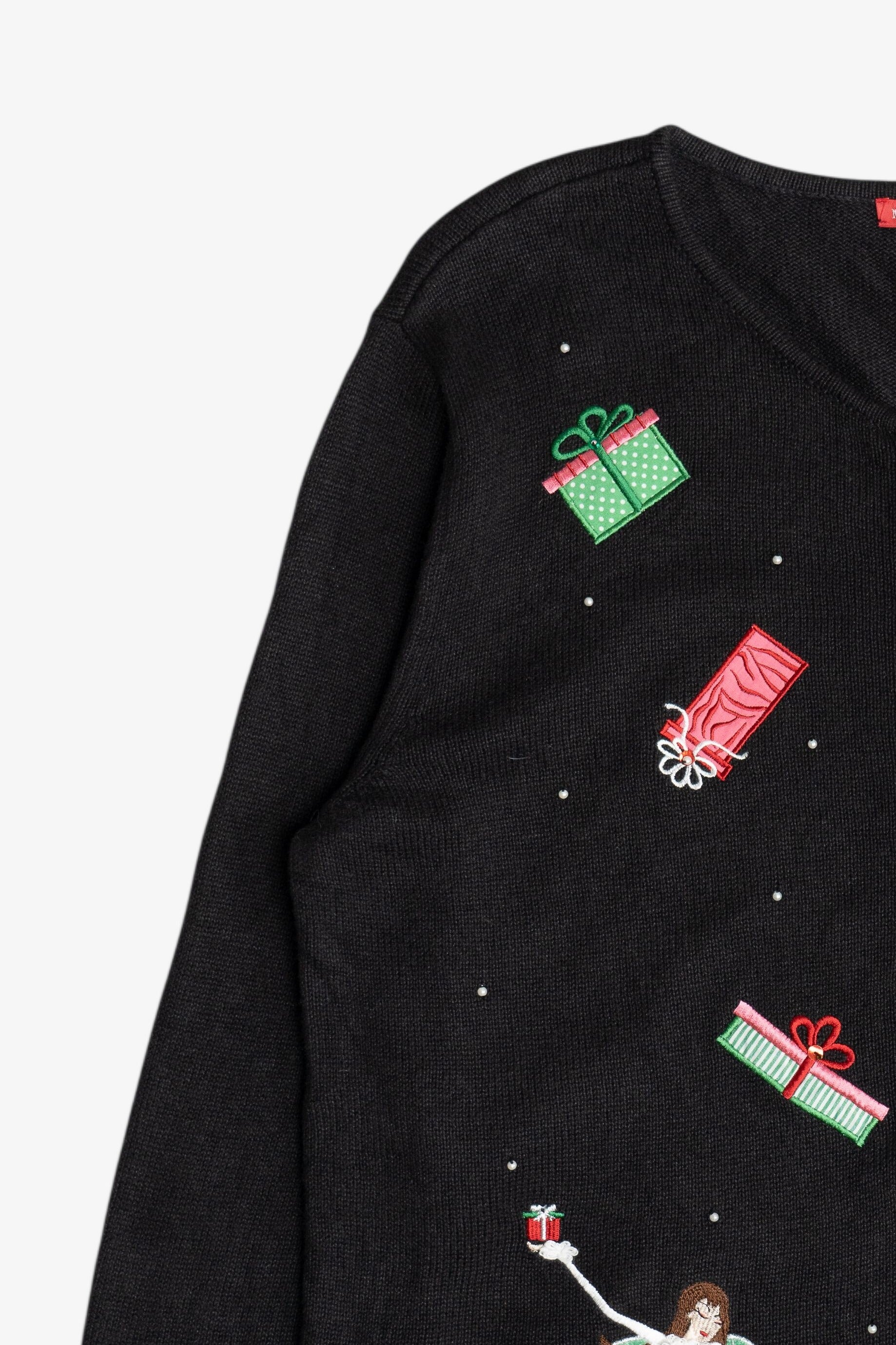 Vintage Holiday Shopping Diva Ugly Christmas Sweater (2000s)