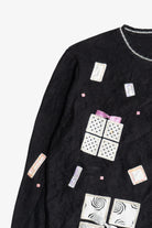 Vintage Pink Bow Presents Ugly Christmas Sweater (2000s)