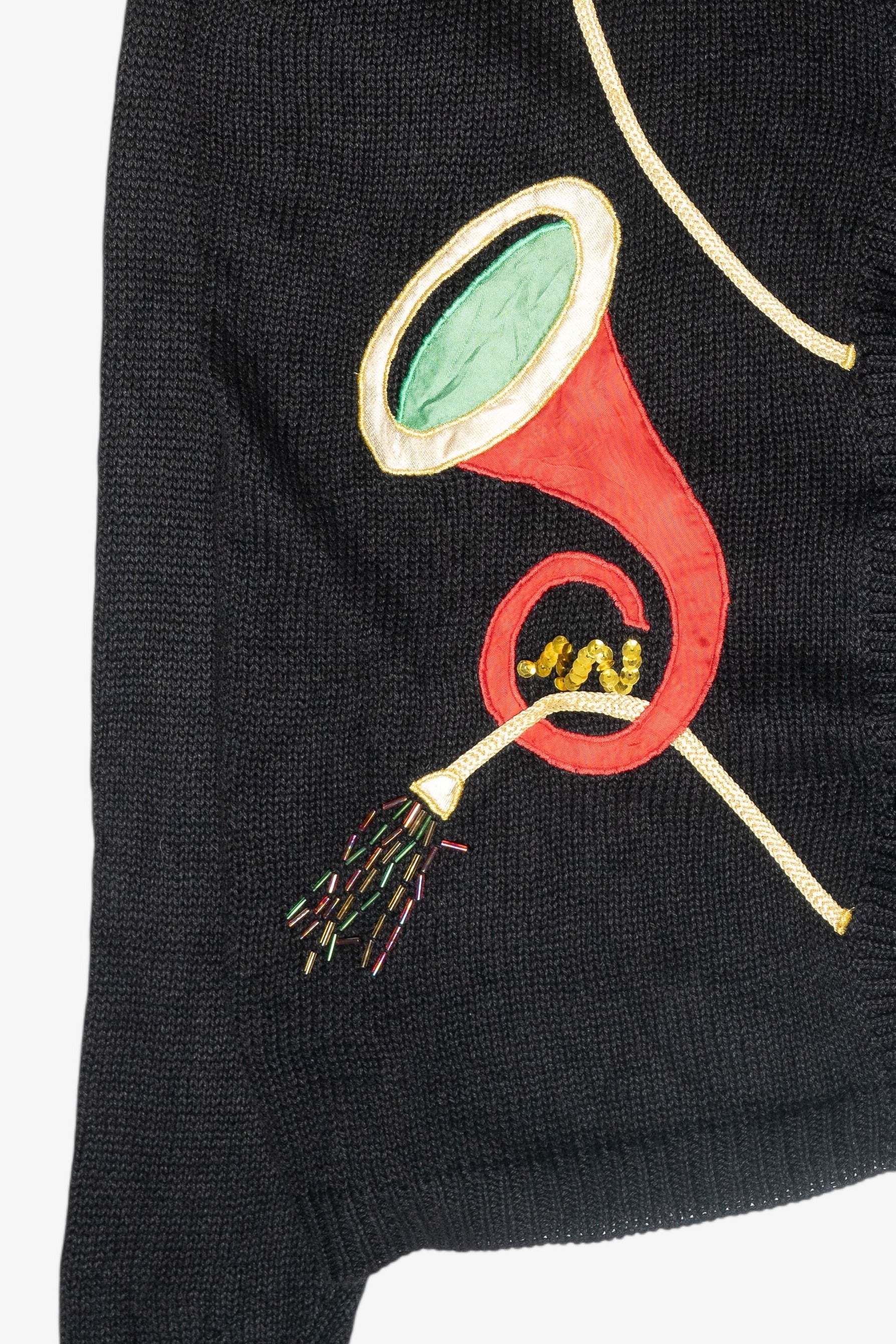 Musical Vintage Ugly Christmas Cardigan (1990s)