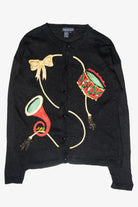 Musical Vintage Ugly Christmas Cardigan (1990s)