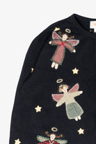 Angels Vintage Ugly Christmas Cardigan (1990s)