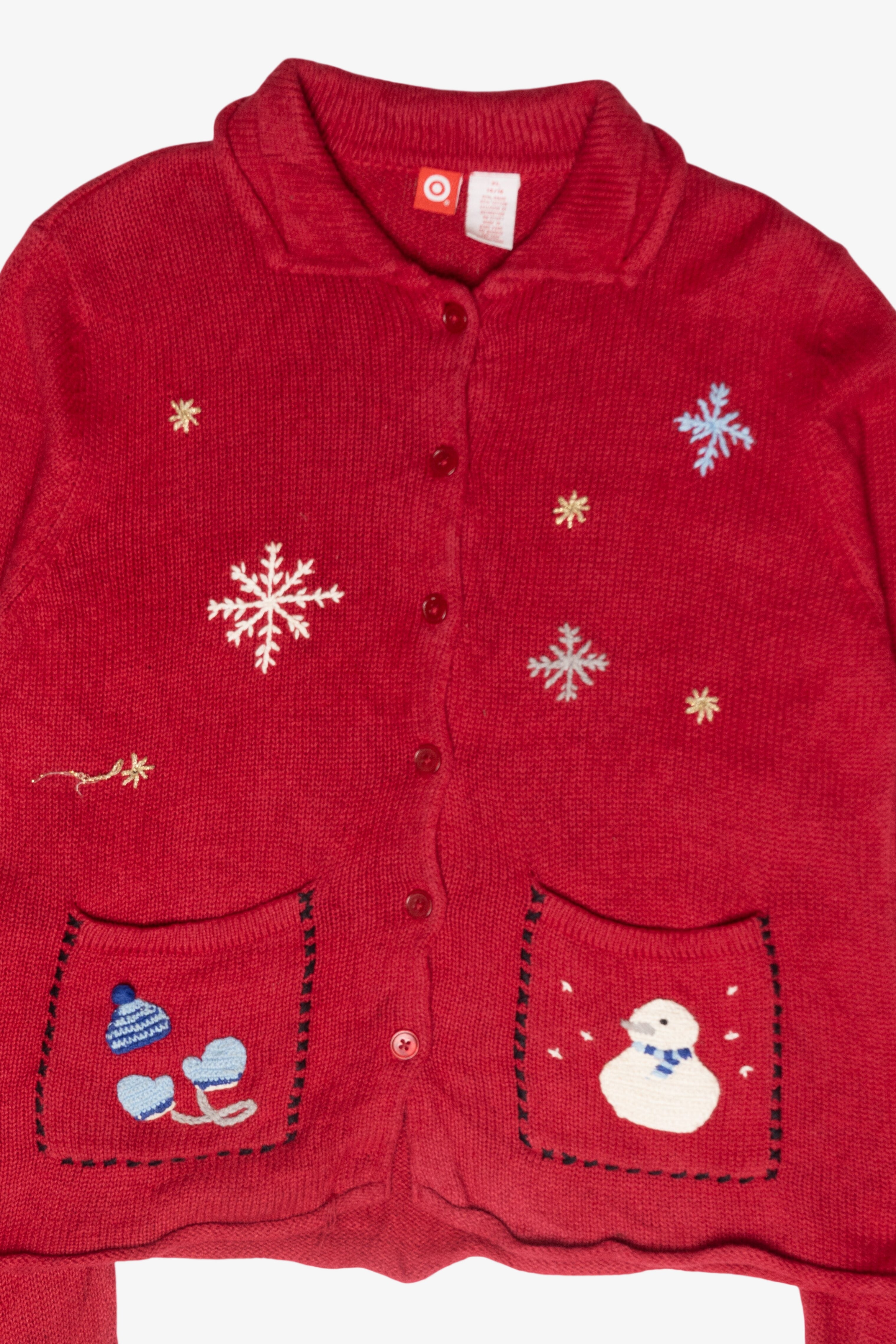 Duck Mittens Vintage Ugly Christmas Cardigan (2000s)