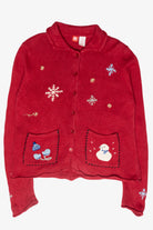Duck Mittens Vintage Ugly Christmas Cardigan (2000s)