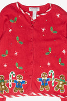 Gingerbread Vintage Ugly Christmas Sweater (2000s)