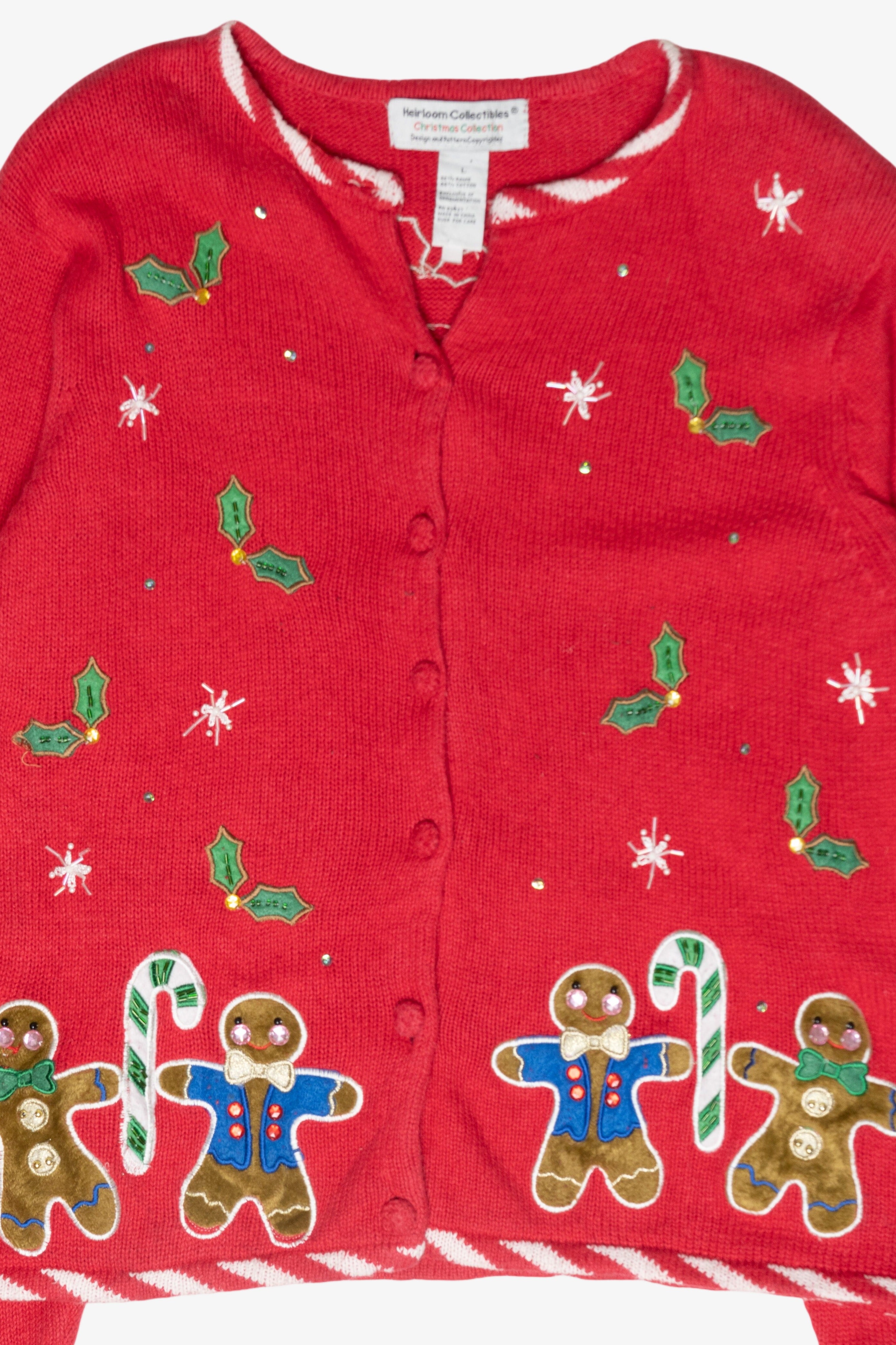 Gingerbread Vintage Ugly Christmas Sweater (2000s)
