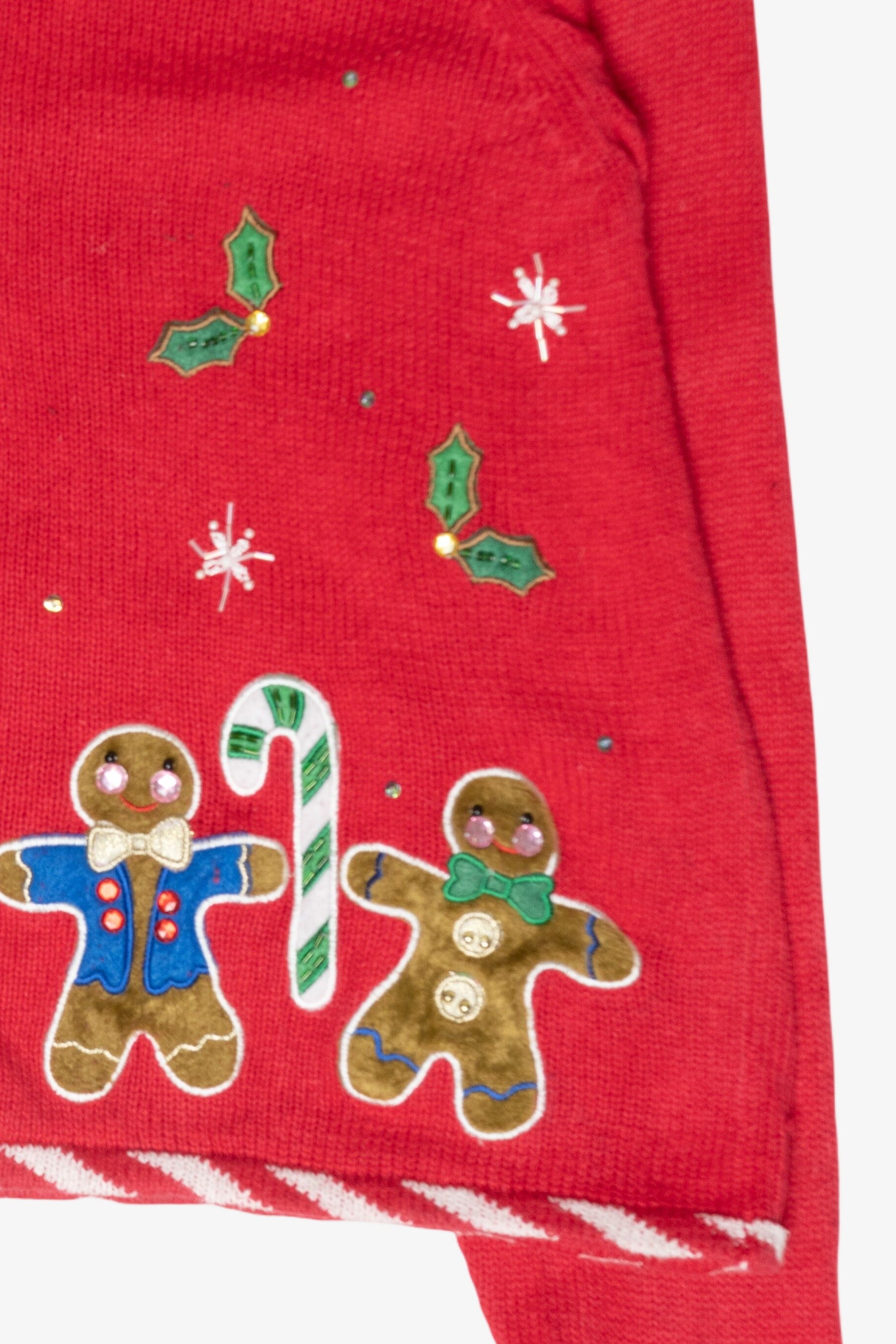 Gingerbread Vintage Ugly Christmas Sweater (2000s)