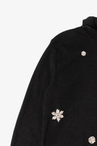 Vintage Black Woolrich Snowmen Ugly Christmas Cardigan (1990s)