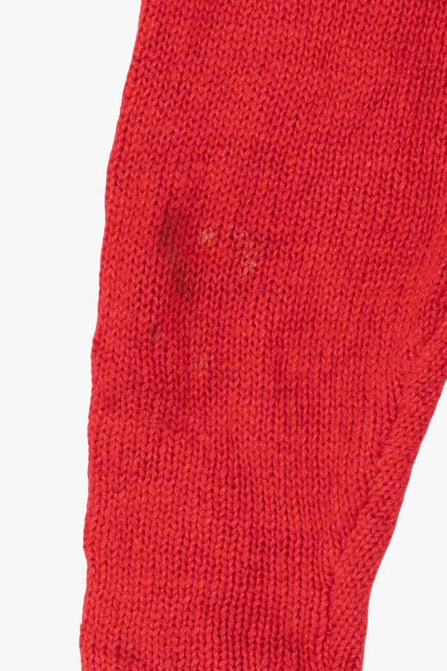 Vintage Red Kathie Lee Trees Ugly Christmas Cardigan (1990s)