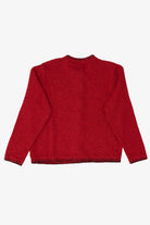Vintage Red Victoria Jones Presents Ugly Christmas Cardigan (1990s)