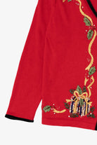 Vintage Red Studio Collection Presents Ugly Christmas Cardigan (1990s)
