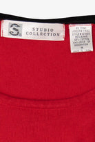 Vintage Red Studio Collection Presents Ugly Christmas Cardigan (1990s)