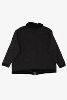 Vintage Hand Knit Black Croft & Barrow Ugly Christmas Cardigan (1990s)