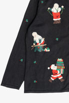 Vintage Talbots Santa Ugly Christmas Sweater (2000s)