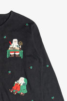 Vintage Talbots Santa Ugly Christmas Sweater (2000s)
