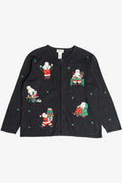 Vintage Talbots Santa Ugly Christmas Sweater (2000s)