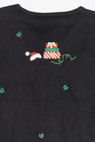 Vintage Talbots Santa Ugly Christmas Sweater (2000s)