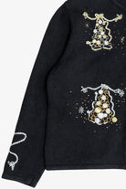 Vintage Gold & Silver Christmas Trees Ugly Christmas Sweater (1990s)