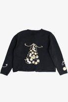 Vintage Gold & Silver Christmas Trees Ugly Christmas Sweater (1990s)