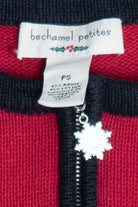 Vintage Red Bechamel Santas Ugly Christmas Sweater (1990s)
