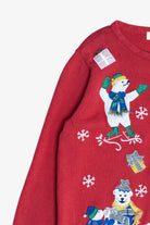 Vintage Polar Bears Ugly Christmas Cardigan Sweater (1990s)