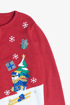 Vintage Polar Bears Ugly Christmas Cardigan Sweater (1990s)