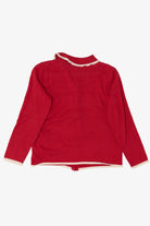 Vintage Red Mercer Street Snowmen Ugly Christmas Cardigan (2000s)