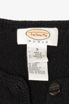 Vintage Black Talbots Angels Ugly Christmas Cardigan (1990s)