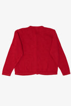 Vintage Red Airport Presents Ugly Christmas Cardigan (1990s)
