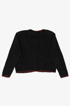 Vintage Black Reference Point Presents Ugly Christmas Cardigan (1990s)