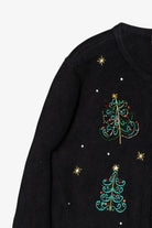 Vintage Bechamel Petites Christmas Trees Ugly Christmas Sweater (1990s)