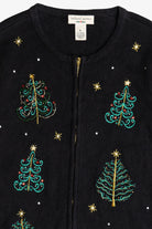 Vintage Bechamel Petites Christmas Trees Ugly Christmas Sweater (1990s)