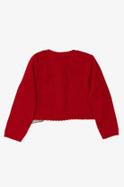 Vintage Kids Red Bonnie Jean Presents Ugly Christmas Cardigan (1990s)